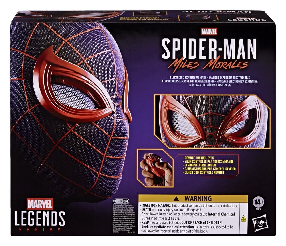 Spider-Man: Miles Morales Marvel Legends Electronic Expressive Mask