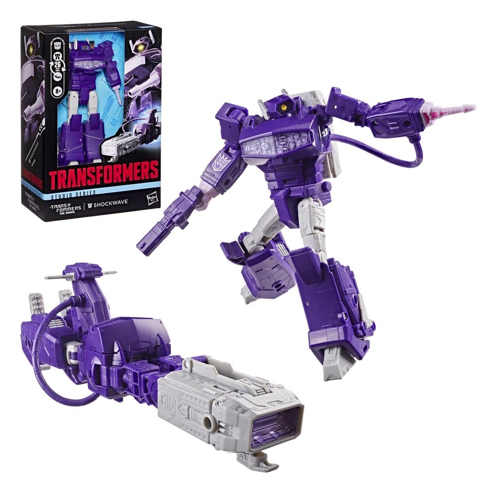 The Transformers: The Movie Studio Series Voyager Class Action Figure Shockwave 17 cm
