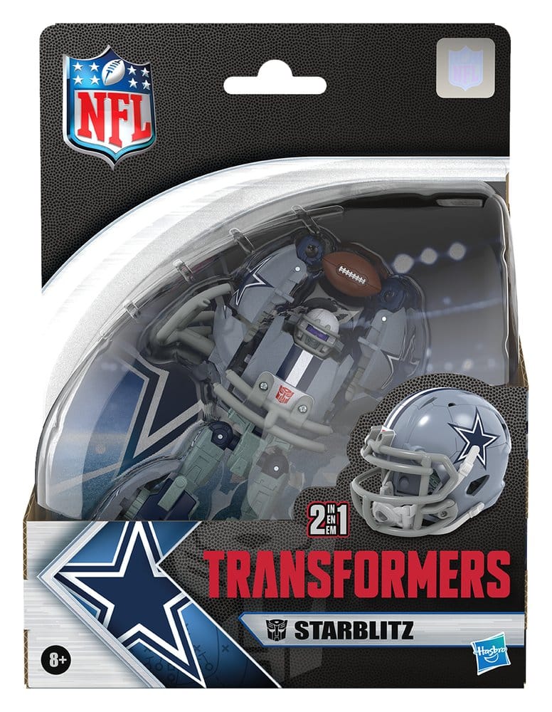 Transformers x NFL Action Figure Dallas Cowboys: Starblitz 14 cm