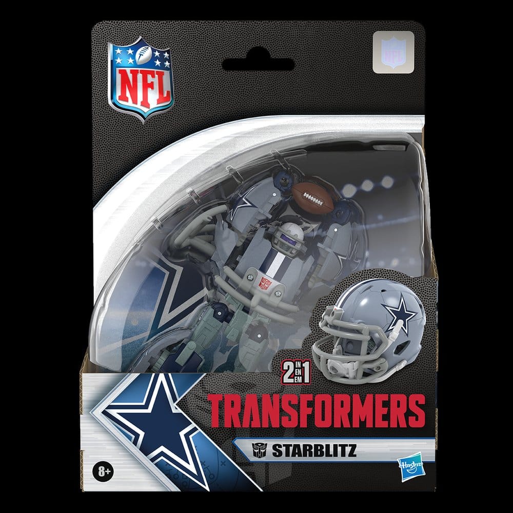 Transformers x NFL Action Figure Dallas Cowboys: Starblitz 14 cm