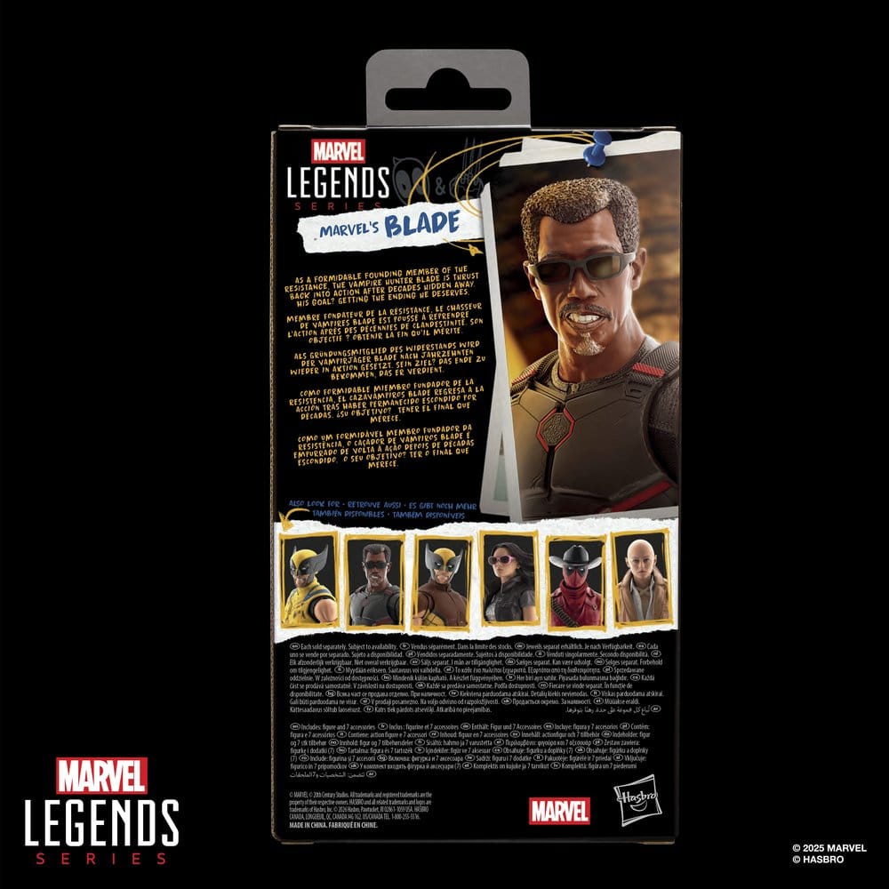 Deadpool & Wolverine Marvel Legends Action Figure Marvel's Blade 15 cm