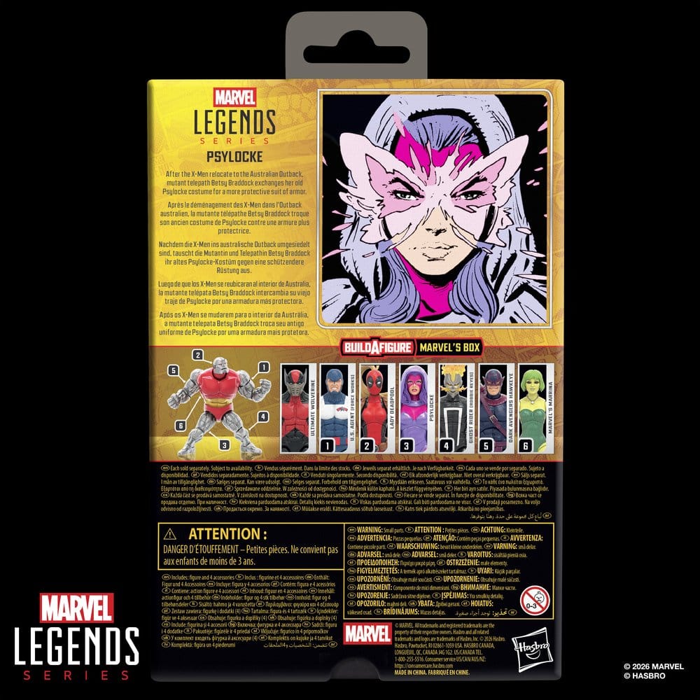Marvel Legends Action Figure Psylocke (BAF: Marvel's Box) 15 cm