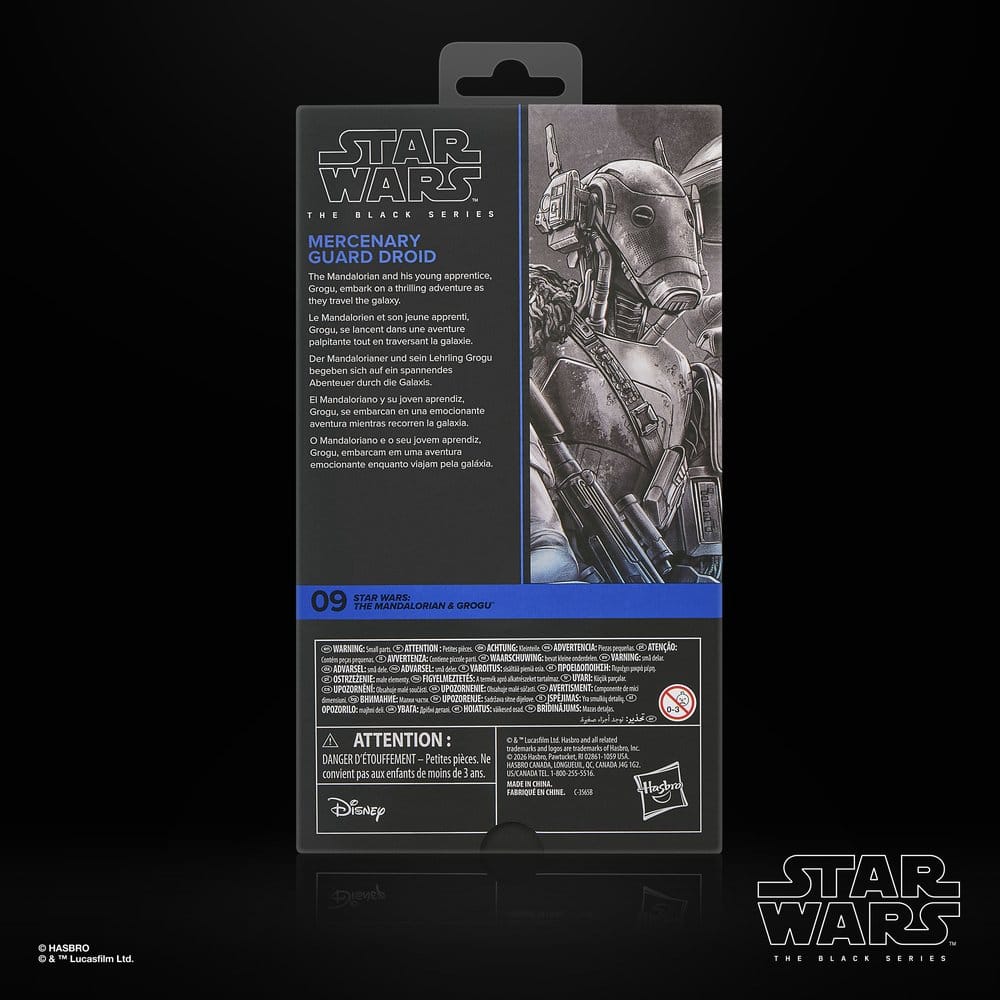 Star Wars: The Mandalorian & Grogu Black Series Action Figure Mercenary Guard Droid 15 cm