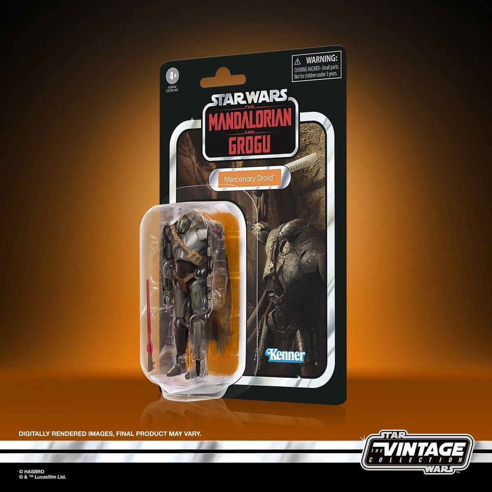 Star Wars: The Mandalorian and Grogu Vintage Collection Action Figure Mercenary Droid 10 cm