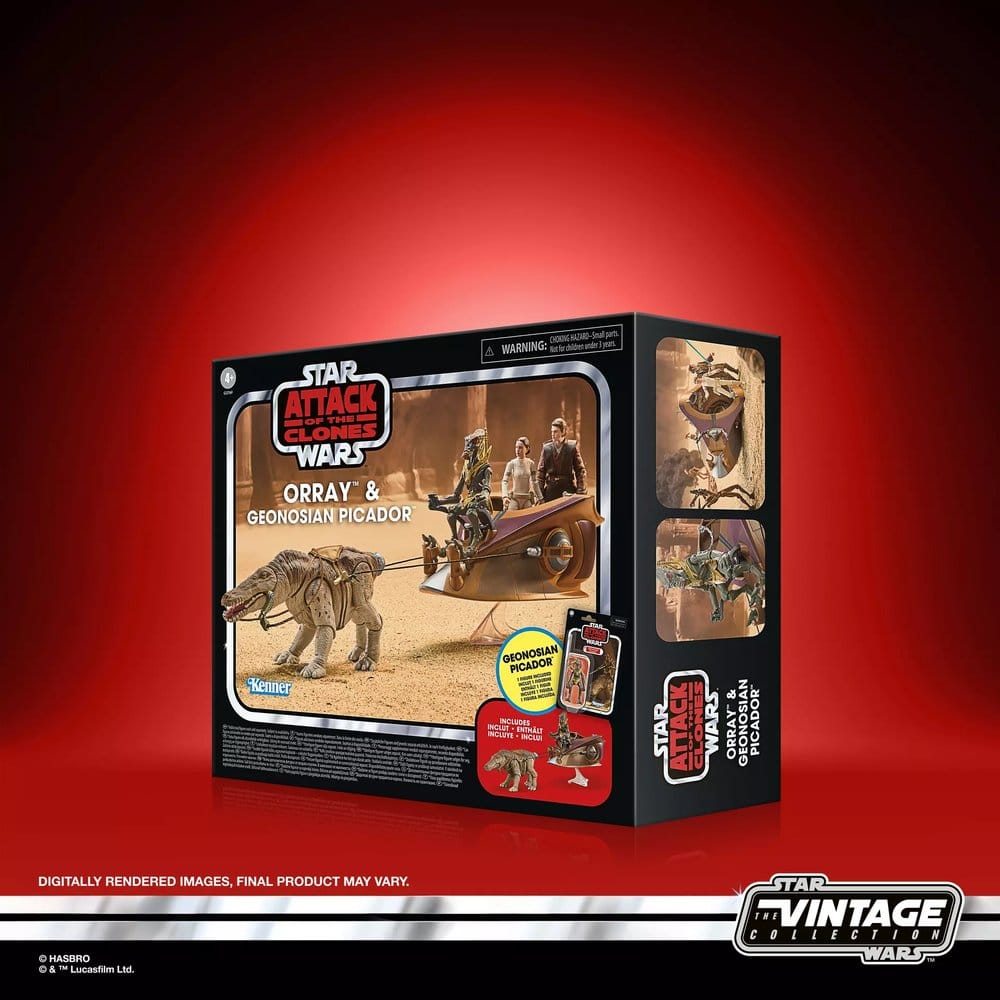 Star Wars Episode II Vintage Collection Action Figure 2-Pack Orray & Geonosian Picador 10 cm