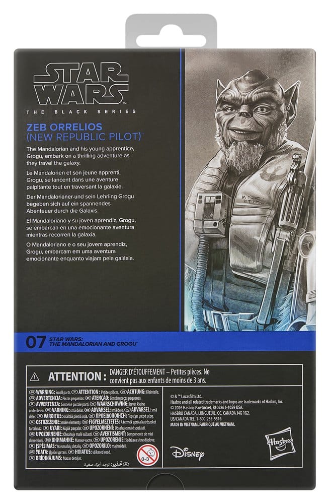 Star Wars: The Mandalorian & Grogu Black Series Action Figure Garazeb “Zeb” Orrelios 15 cm