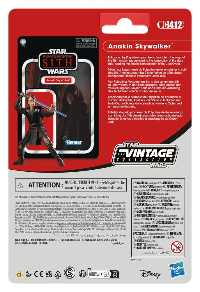 Star Wars Episode III Vintage Collection Action Figure 2-Pack Anakin Skywalker & Clone Commander Cody (Utapau) 10 cm
