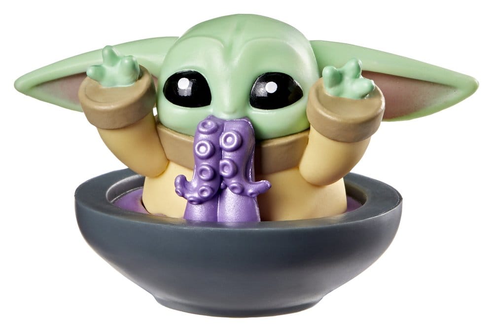 Star Wars Mini Figures 4 cm Grogu Snack Attack Series 1 Blind Box Display (24)