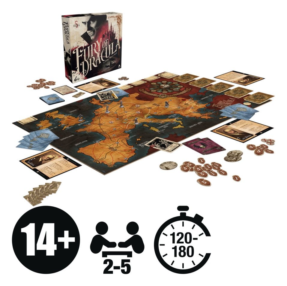 Fury of Dracula Board Game 5th Edition *German Version*