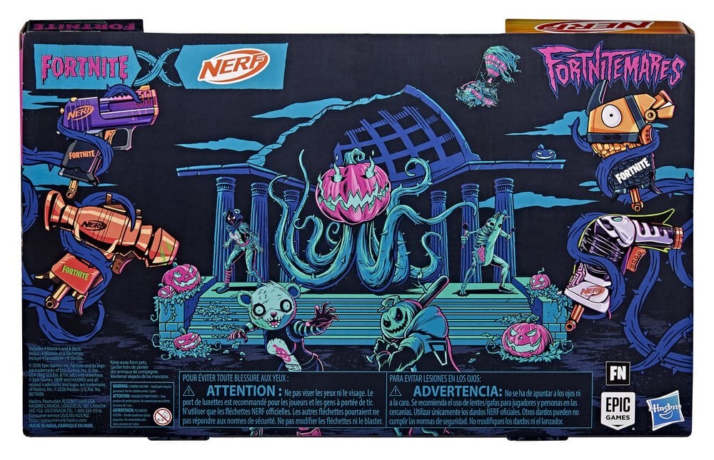 Fortnite NERF Dart Blaster 4-Pack Fortnitemares