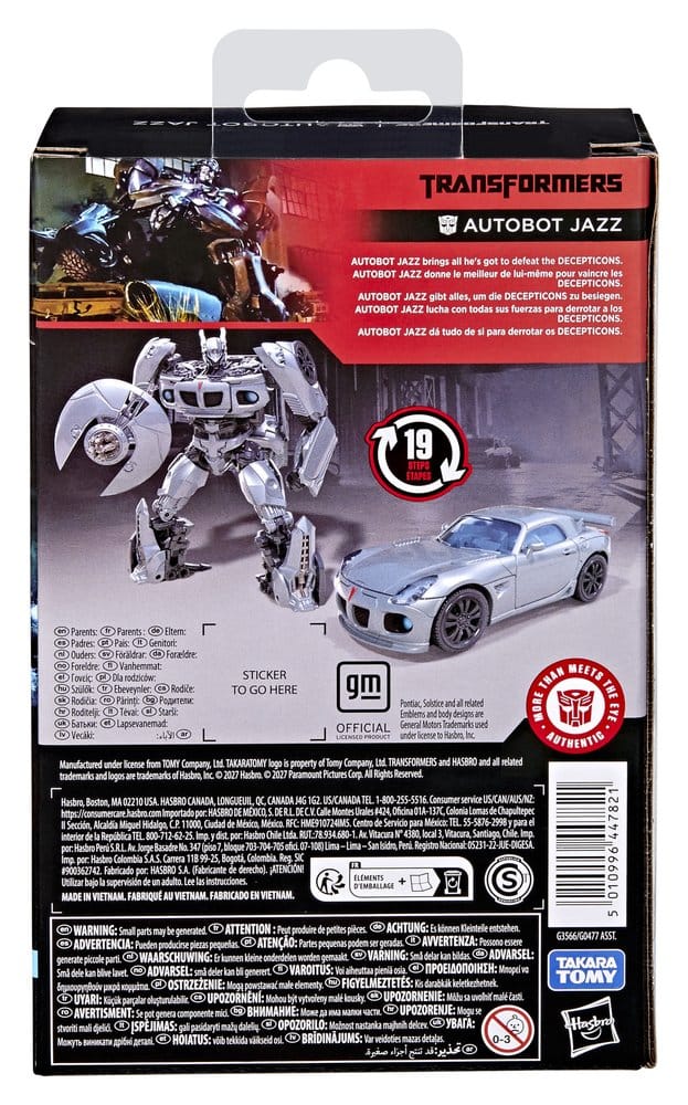 Transformers Studio Series Deluxe Class Action Figure Autobot Jazz 12 cm