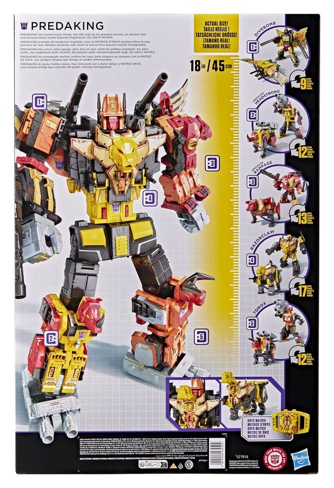 Transformers Power of the Primes Combiner Action Figure Predaking 45 cm