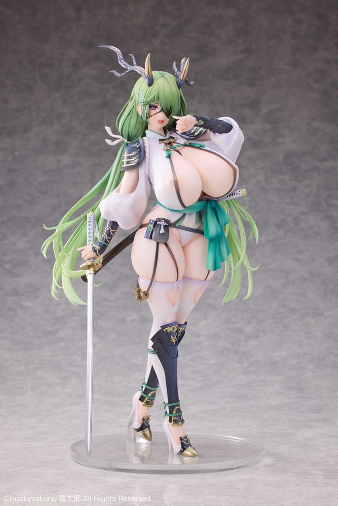 Original Character PVC Statue 1/6 Dokuganryu-chan Illustrated by Mataro Deluxe Edition 30 cm