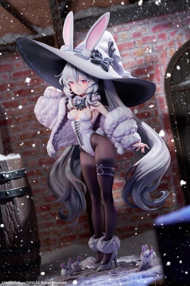 Original Character PVC Figure 1/6 Moon Witch Police Marshmallow illustration by SAVI Deluxe Edition 34 cm