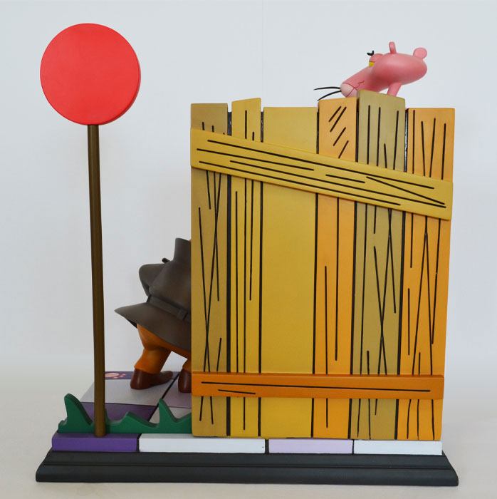 The Pink Panther Statue Pink Panther &amp; The Inspector 41 cm