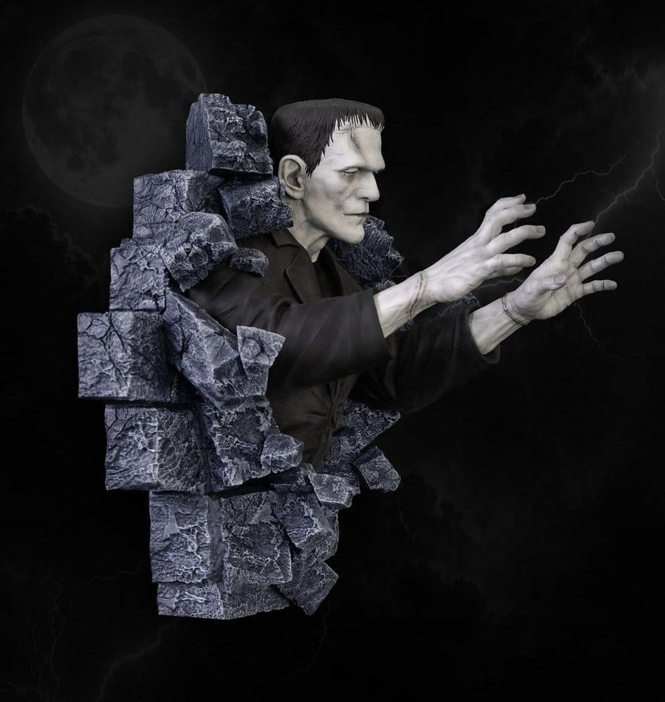 Frankenstein Wall Sculpture Classic Horror Edition Lifesize 94 cm