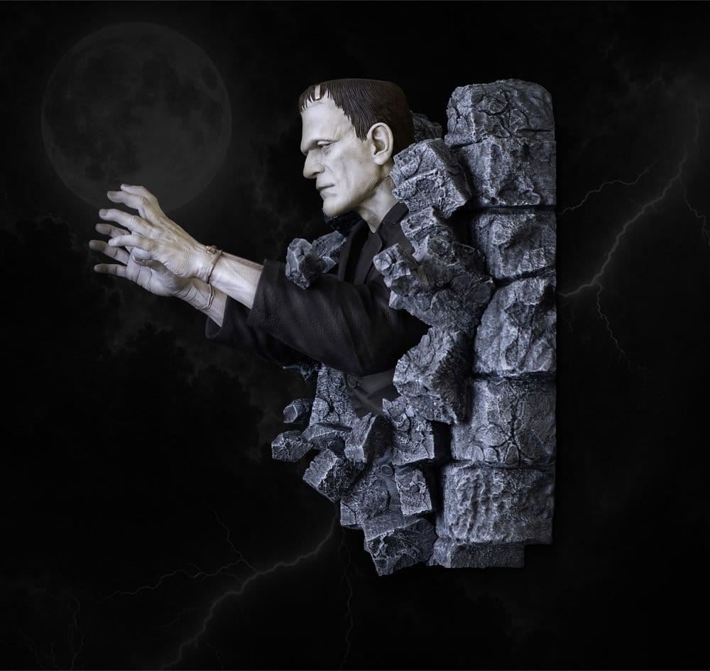Frankenstein Wall Sculpture Classic Horror Edition Half Scale 48 cm