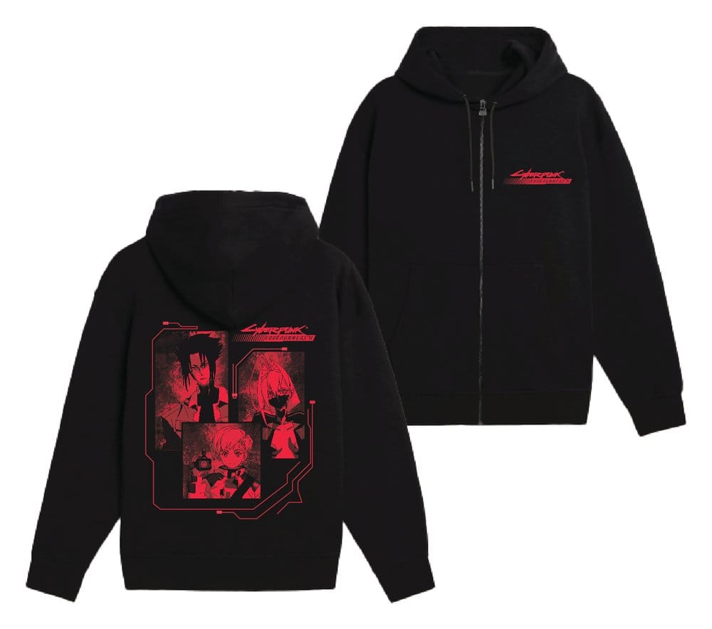 Cyberpunk Edgerunners 2 Zipper Hoodie Key Characters XXL