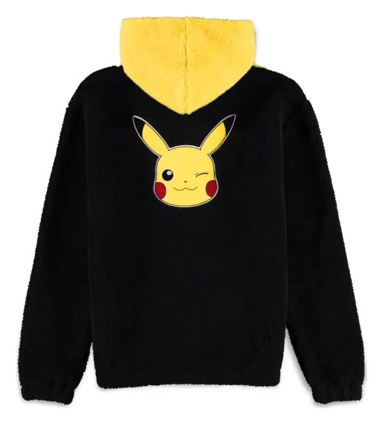 Pokémon Hooded Sweater Pikachu Sherpa Premium Size L
