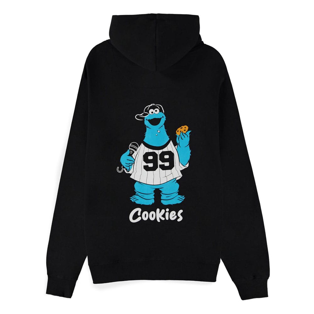 Sesame Street Zipper Hoodie Cookie Monster 99 Cookies Size XL