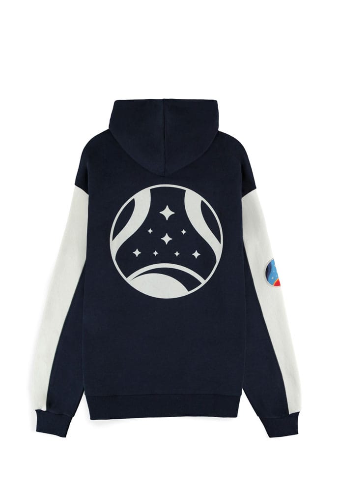 Starfield Zipper Hoodie Monochrome Emblem Size XS