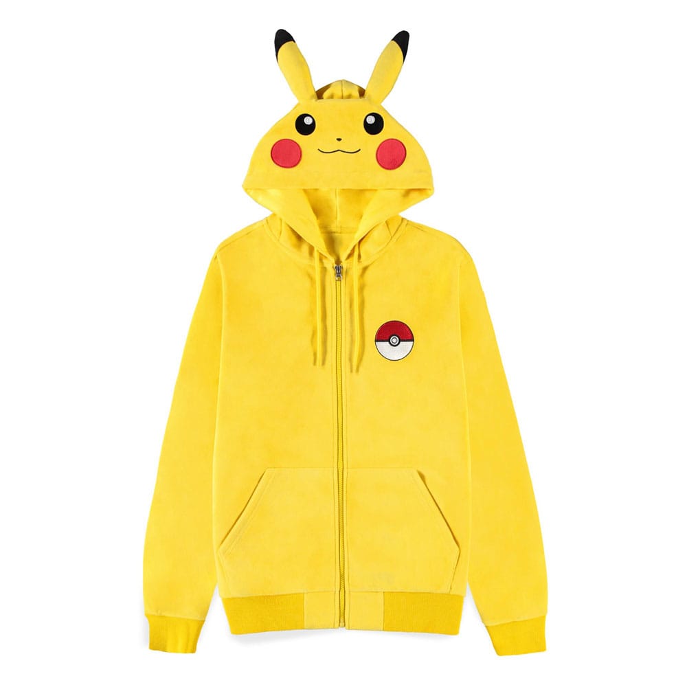 Pokémon Zipper Hoodie Pikachu Size L