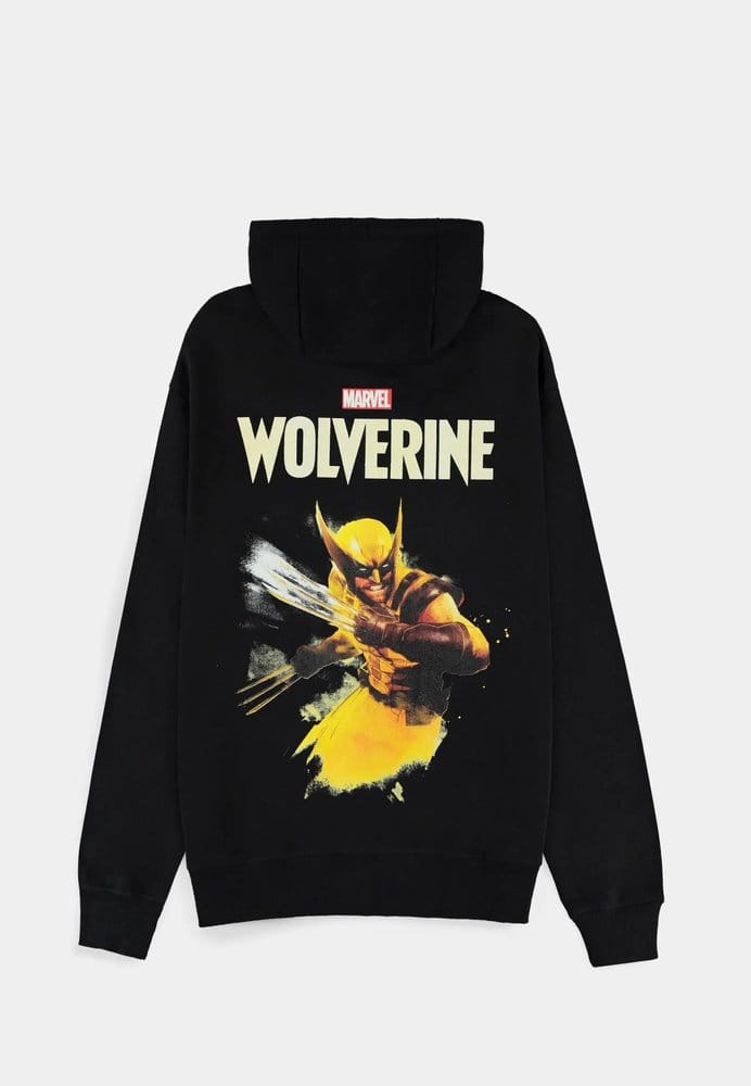 Marvel Zipper Hoodie Wolverine Black Size M