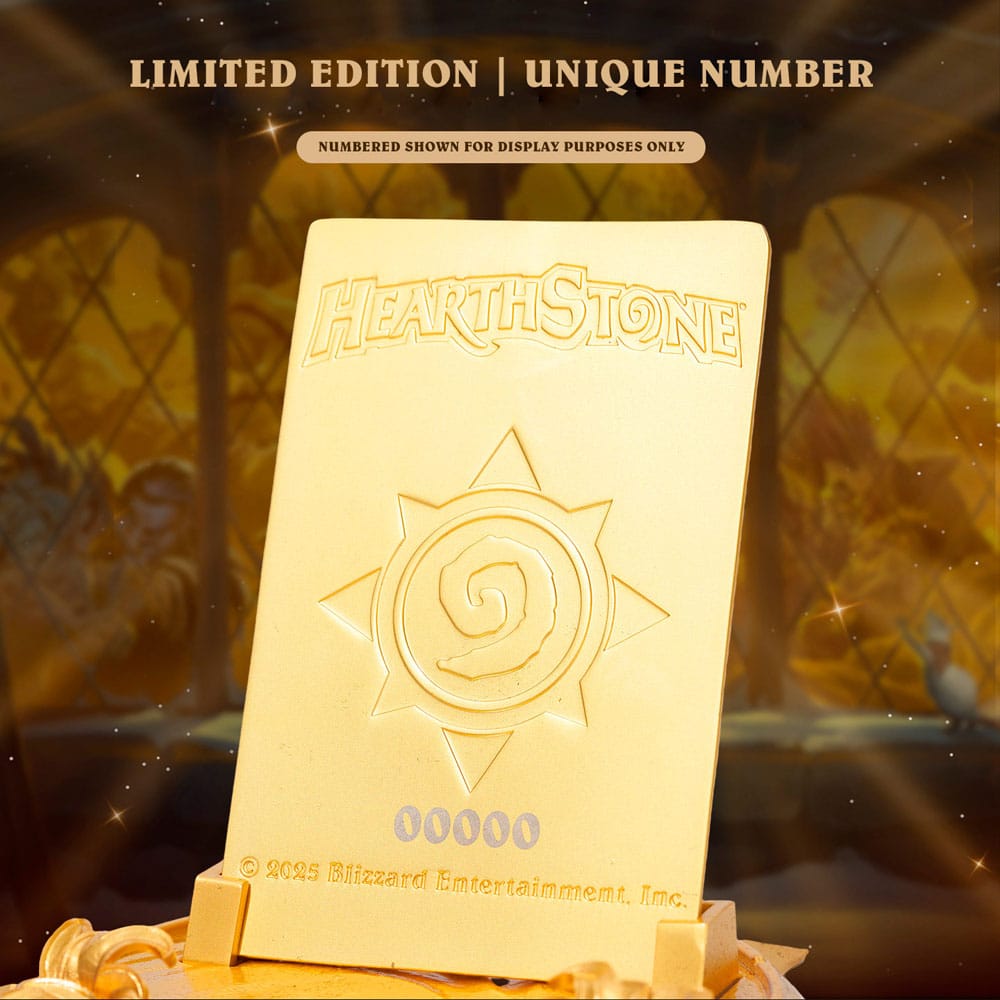 Hearthstone Replica Golden Celebration Card Back 10 cm