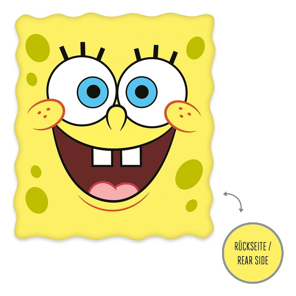 SpongeBob Pillow Spongbob Head 27 x 31 cm