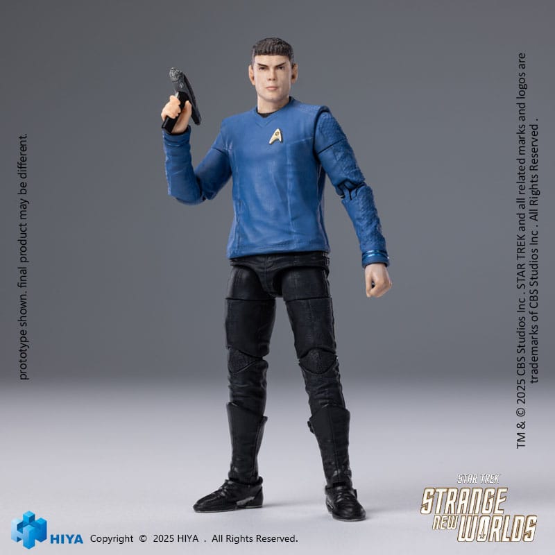 Star Trek Strange New Worlds Exquisite Mini Series  Actionfigur 1/18 Spock 11 cm