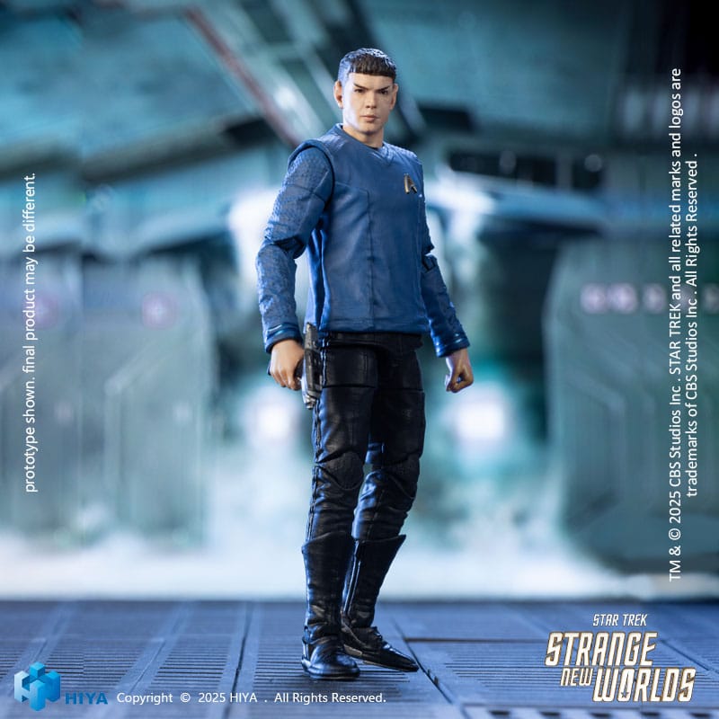 Star Trek Strange New Worlds Exquisite Mini Series  Actionfigur 1/18 Spock 11 cm