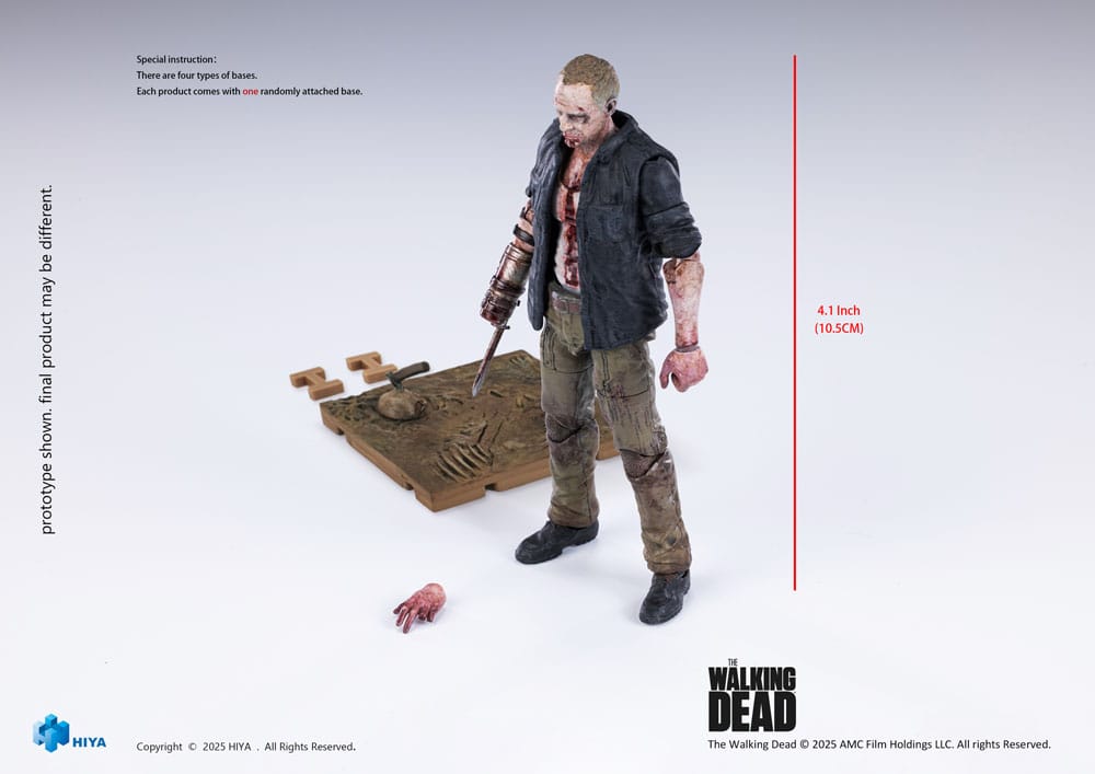 The Walking Dead Exquisite Mini Series  Actionfigur 1/18 Merle 11 cm