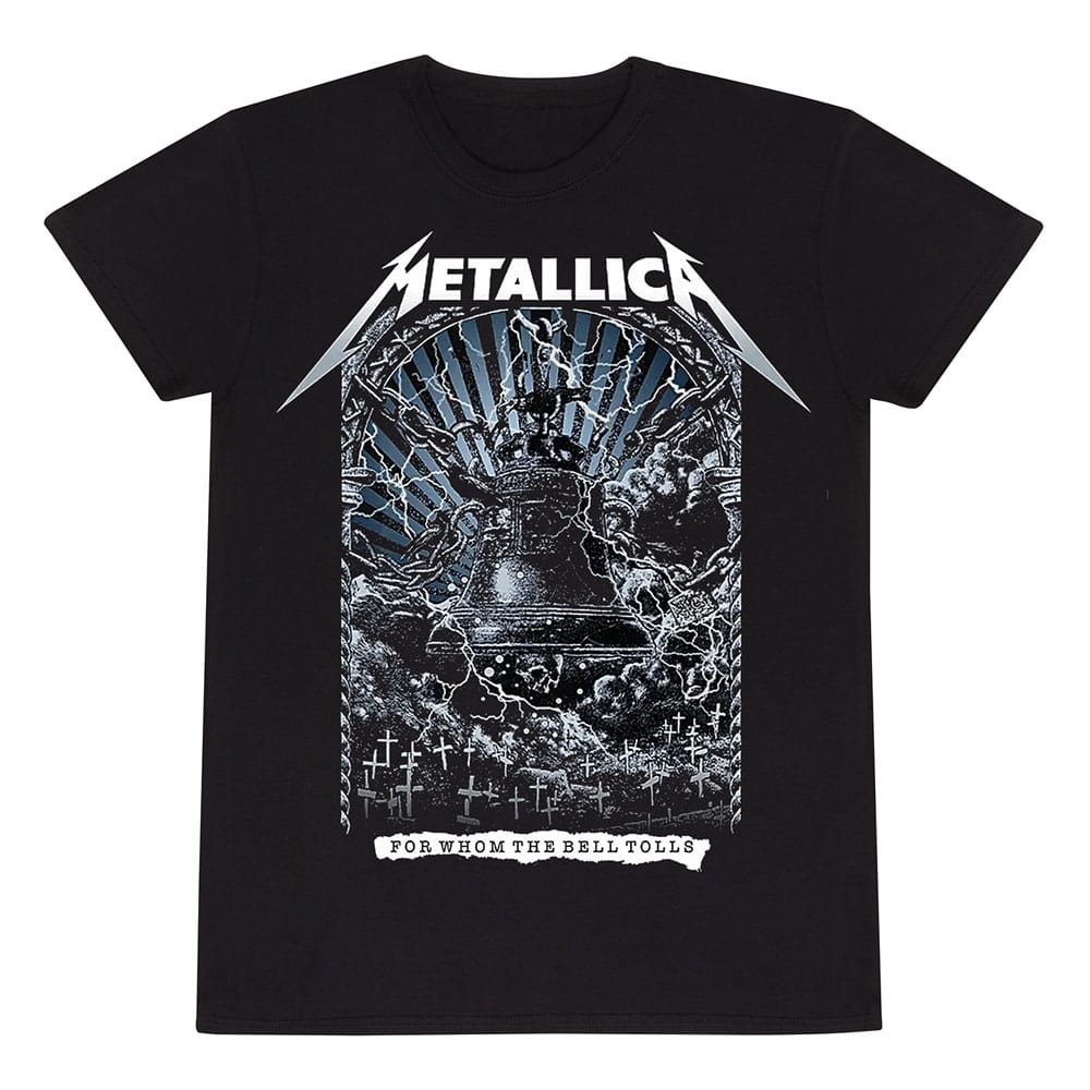 Metallica T-Shirt For Whom The Bells Toll Black Size M