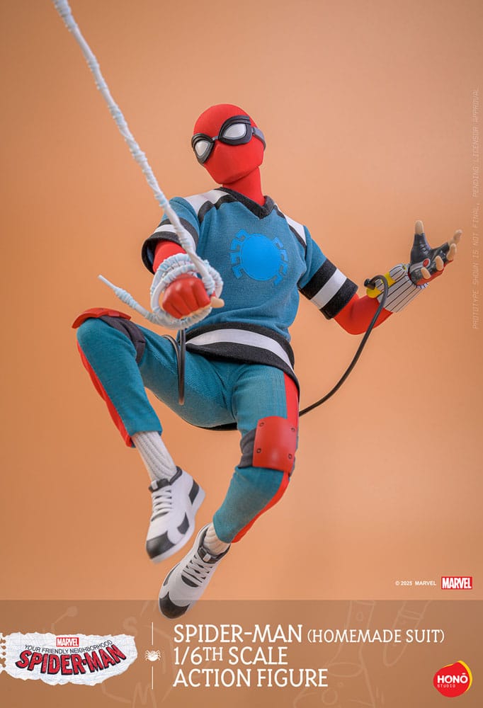 Your Friendly Neighborhood Spider-Man Action Figure 1/6 Spider-Man (Homemade Suit) 29 cm