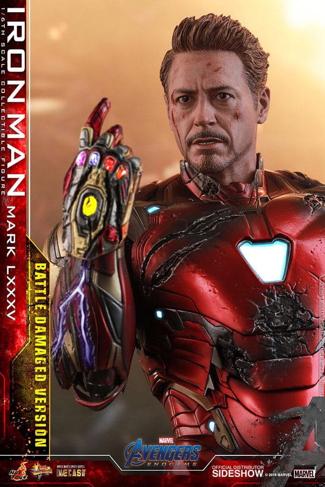 Avengers: Endgame Movie Masterpiece Diecast Action Figure 1/6 Iron Man Mark LXXXV (Battle Damaged Version) Special Edition 32 cm