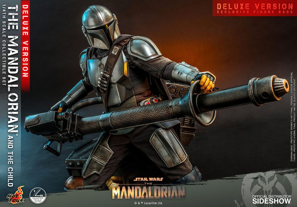 Star Wars The Mandalorian Action Figure 2-Pack 1/4 The Mandalorian &amp; The Child Deluxe 46 cm