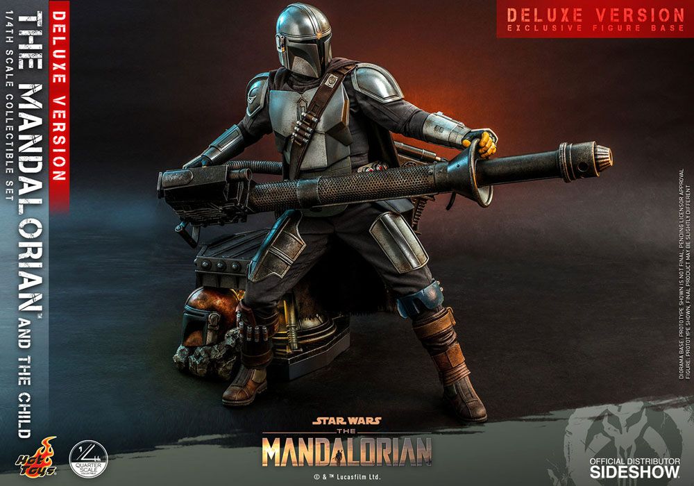 Star Wars The Mandalorian Action Figure 2-Pack 1/4 The Mandalorian &amp; The Child Deluxe 46 cm