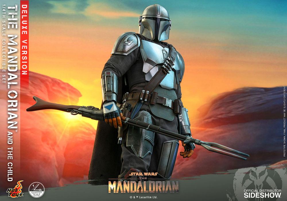 Star Wars The Mandalorian Action Figure 2-Pack 1/4 The Mandalorian &amp; The Child Deluxe 46 cm