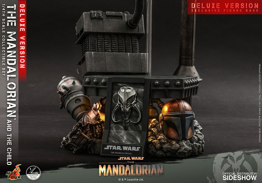 Star Wars The Mandalorian Action Figure 2-Pack 1/4 The Mandalorian &amp; The Child Deluxe 46 cm