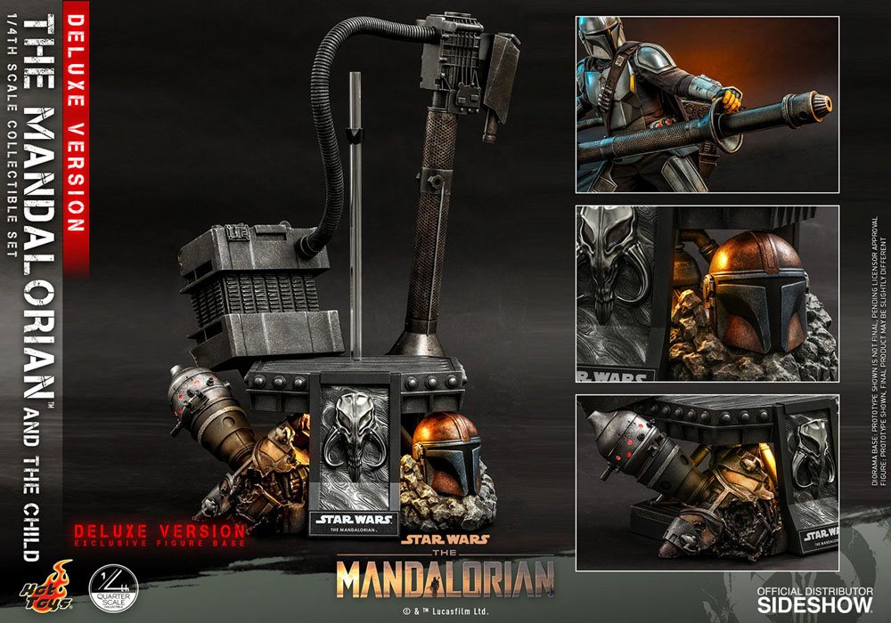 Star Wars The Mandalorian Action Figure 2-Pack 1/4 The Mandalorian &amp; The Child Deluxe 46 cm