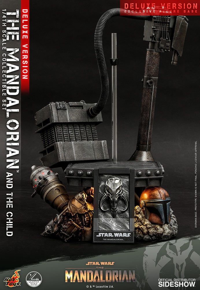 Star Wars The Mandalorian Action Figure 2-Pack 1/4 The Mandalorian &amp; The Child Deluxe 46 cm