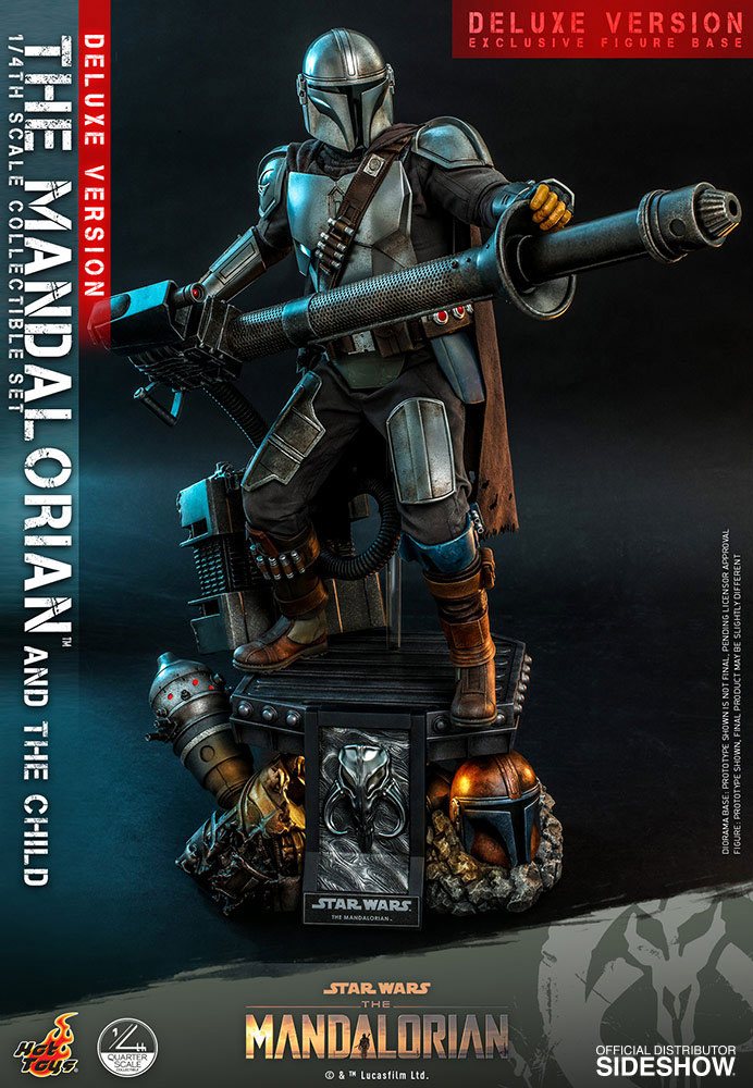 Star Wars The Mandalorian Action Figure 2-Pack 1/4 The Mandalorian &amp; The Child Deluxe 46 cm