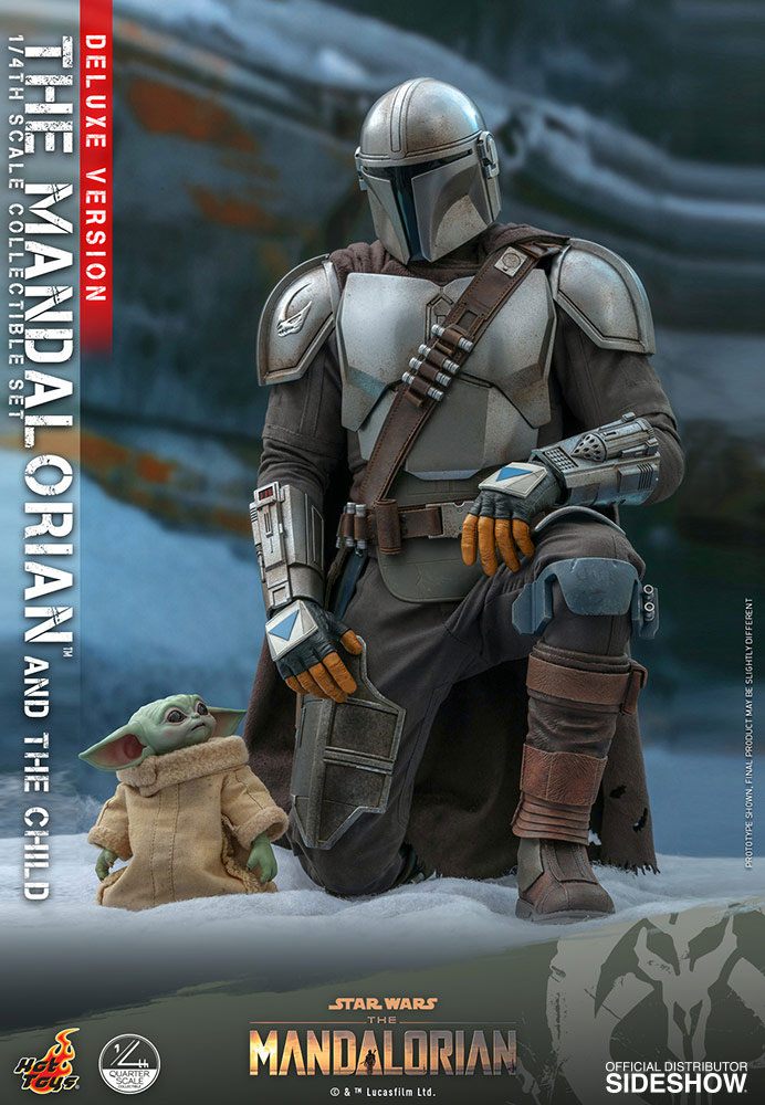 Star Wars The Mandalorian Action Figure 2-Pack 1/4 The Mandalorian &amp; The Child Deluxe 46 cm