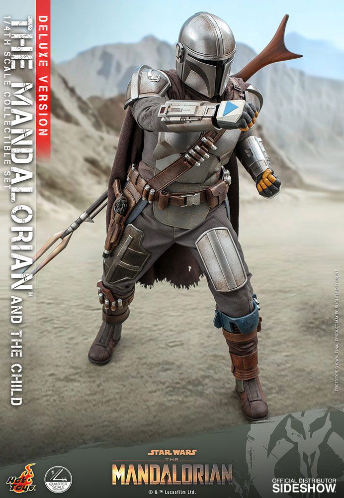 Star Wars The Mandalorian Action Figure 2-Pack 1/4 The Mandalorian &amp; The Child Deluxe 46 cm