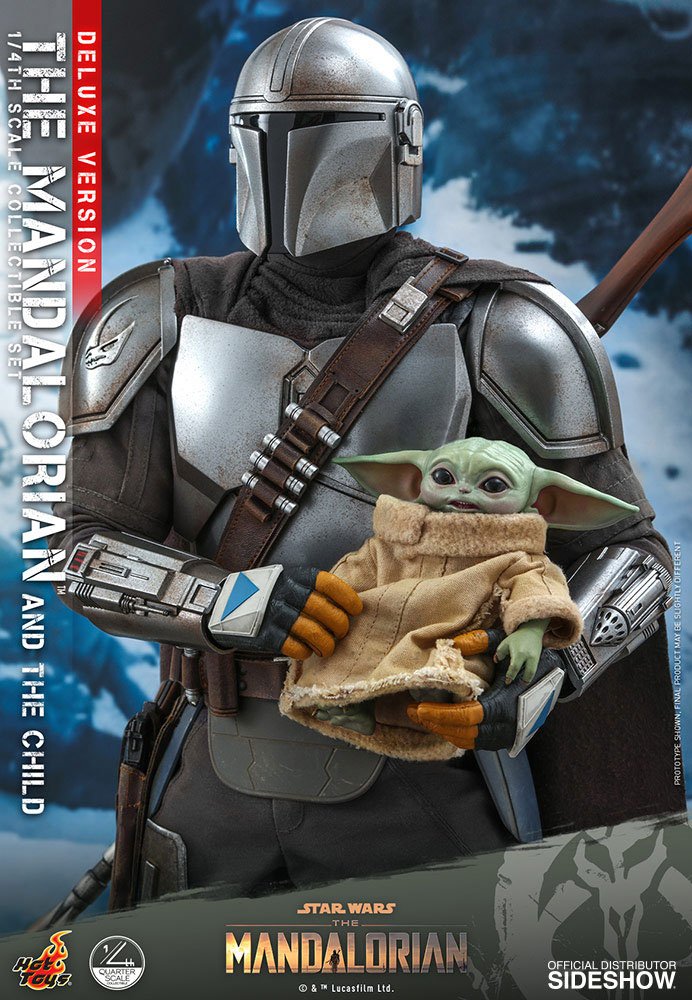 Star Wars The Mandalorian Action Figure 2-Pack 1/4 The Mandalorian &amp; The Child Deluxe 46 cm