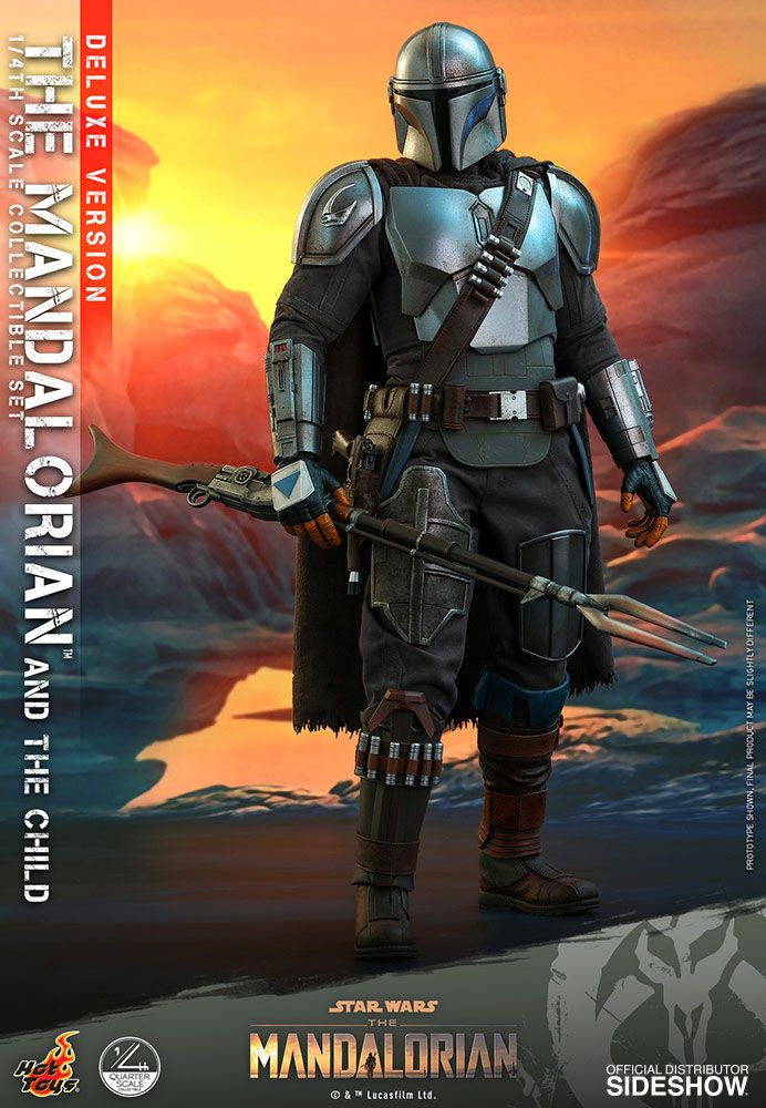 Star Wars The Mandalorian Action Figure 2-Pack 1/4 The Mandalorian &amp; The Child Deluxe 46 cm