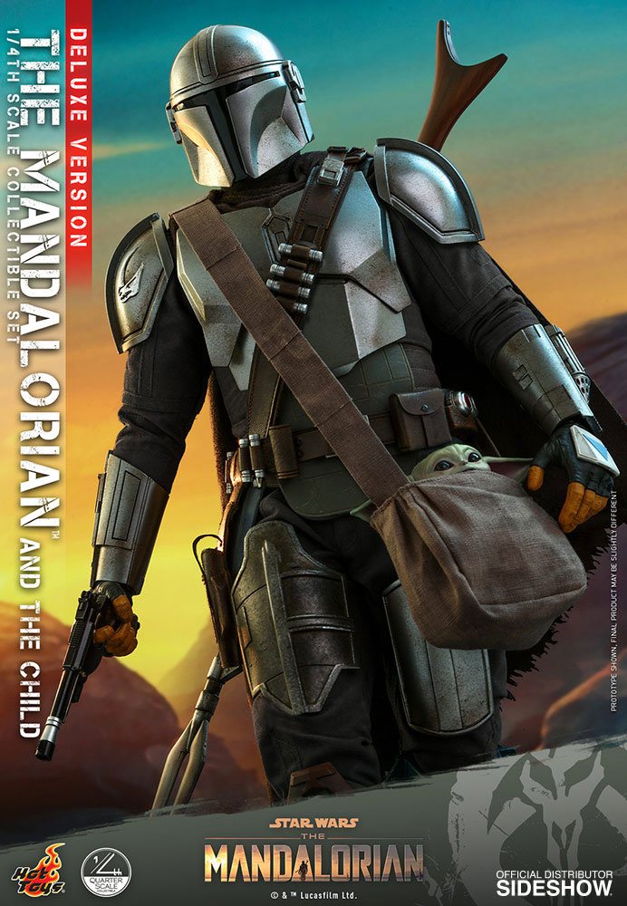 Star Wars The Mandalorian Action Figure 2-Pack 1/4 The Mandalorian &amp; The Child Deluxe 46 cm