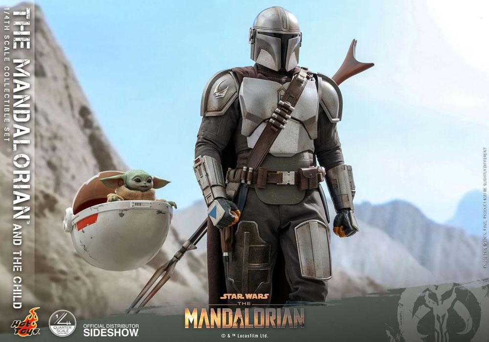 Star Wars The Mandalorian Action Figure 2-Pack 1/4 The Mandalorian &amp; The Child 46 cm