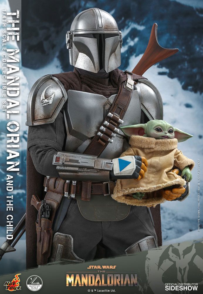 Star Wars The Mandalorian Action Figure 2-Pack 1/4 The Mandalorian &amp; The Child 46 cm