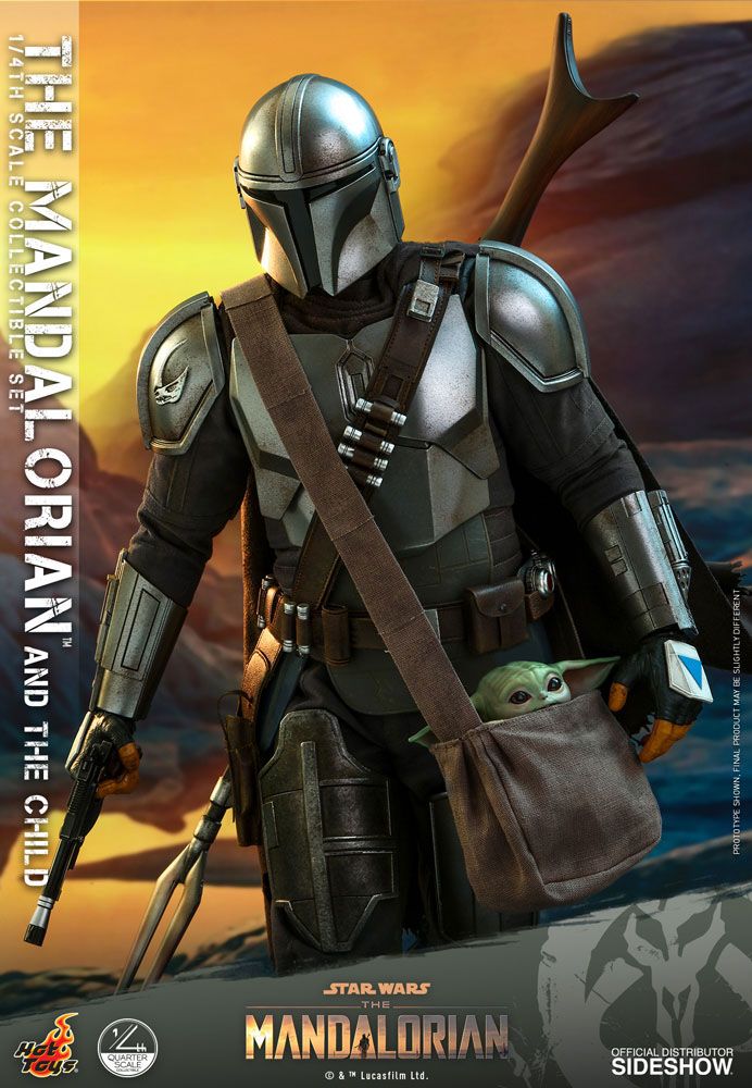 Star Wars The Mandalorian Action Figure 2-Pack 1/4 The Mandalorian &amp; The Child 46 cm